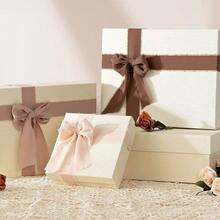 3卷雪纺丝带，每卷1.5英寸宽 x 5.5码长，适用于礼品包装、婚礼请柬、DIY手工、新娘捧花、圣诞节等。 - 查看 3