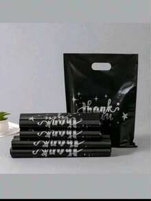 50个/包 感谢礼品袋、婚礼回礼袋、生日礼品袋、珠宝化妆品包装袋、可重复使用手提袋 - A - 查看 6