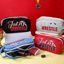 4 Pcs Double Layer Wrestling Accessory Bags Wit Zper - Tetry Travel Bags S Team Gif Small Wrestling Accessories  Gear Bag  Yout Men Women - As Pic - View 6