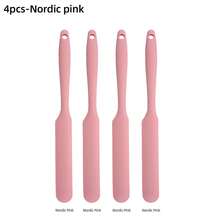 4pcs Cream Spatula Silicone Material Mayonnaise Small Spatula, Butter Scraper Baking Tools, Nordic Color Multi-Color One-Piece Small Silicone Scraper, Silicone Scraper, Heat-Resistant Non-Stick Small Scraper, Easy To Clean, Suitable For Home, Restaurant, Dessert Shop, Kitchen Baking Tool Set - Multi-colored (regular Small Spatula) - View 15
