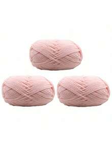 3 cuộn - Sợi bông sữa 4 lớp này mềm mại và thoải mái, thích hợp để đan chăn, áo len, khăn quàng cổ và khăn choàng; đây là món quà hoàn hảo cho mọi dịp và phù hợp với mọi mùa. - Nhiều màu - Xem 12