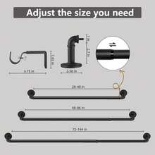 Aste per tende - (67 cm - 122 cm) CONFEZIONE DA 2 - Visualizzare 6