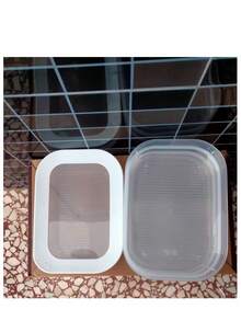 可堆叠冰箱肉类储存盒，适用于培根和午餐肉，双层盖食品储存容器，非常适合储存冷切肉、奶酪、午餐肉、萨拉米香肠等，是备餐和储存的理想选择。 - 彩色 - 查看 10