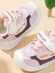 Zapatos para dar los primeros pasos nuevos de 2026 para bebé niño, modelos de primavera y otoño - Morado - Ver 2