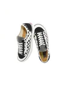Giày thể thao Vans Unisex 2026 Xuân Mới 136 Decon VR3 Cổ Điển Retro Họa Tiết Bàng Đen Trắng, Giày Vải Canvas Cổ Thấp, Phong Cách Thường Ngày VN0A4BX91KP - Đen và trắng - Xem 4