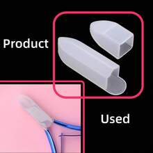 Easy Nail 10/20/50-Piece Cuticle Nipper Protective Sleeves – Transparent PVC Soft Rubber Caps For Beauty Pliers, Nail Tool Protection Caps - Multicolor - View 3