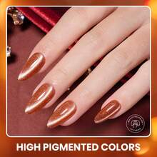 Beetles 20 Colors Cat Eye Gel Nail Polish Set - Glitter Red Green Blue Brown Black, Magnetic Base & Matte Glossy Top Coat, Galaxy Gemlight Soak Off UV Manicure Salon Gift For Women - 20 Colors Opulent Glow - 查看 3