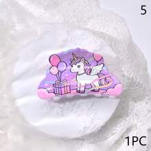 1个女士动物造型可爱发夹，PC（聚碳酸酯）材质，萌趣十足，适合日常佩戴和派对场合，是送礼佳品。高品质发饰，四季皆宜，夏季沙滩度假必备。 - 彩色 - 查看 7