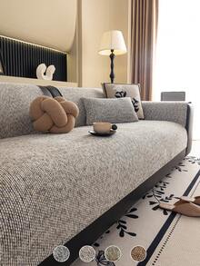 1 chiếc đệm sofa dệt bằng sợi chenille chuyển màu, chống trầy xước do thú cưng, dùng được cả bốn mùa, có thể giặt máy, đa năng, kiểu dáng hiện đại, bảo vệ cho sofa 1-4 chỗ ngồi. - nhiều màu - Xem 1