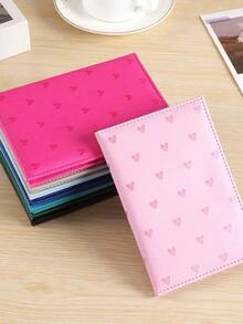 Heart & Bow Pattern Car Registration & Insurance Card Storage Box - Glove Box Organizer For Cars & Trucks, Ideal For Storing Important Documents, Licenses, Passports, Cards, Auto Parts & Accessories. This Unisex Storage Box Makes A Great Gift For Car, Truck, Motorcycle & Trailer Owners, Perfect For Christmas, Birthday Or New Year - Multicolor - View 5