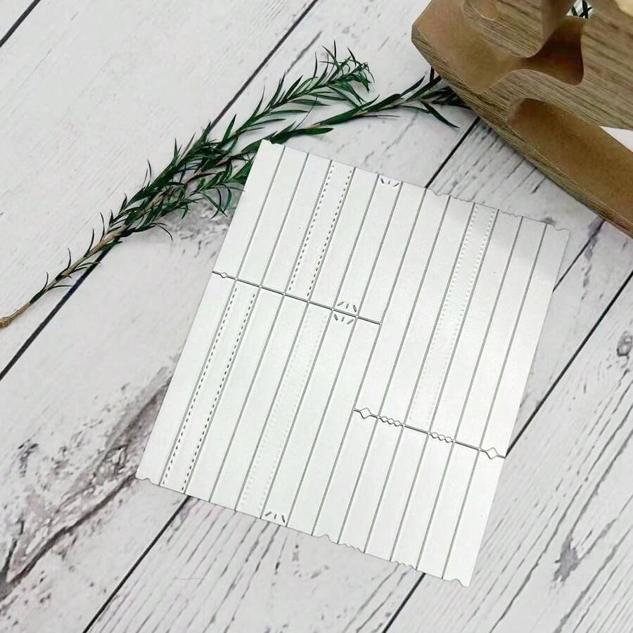 Troqueles de corte de metal duraderos para scrapbooking - Plantillas reutilizables para álbumes de scrapbook DIY, tarjetas de papel decorativas, materiales para hacer tarjetas y manualidades de estampado - mc101 - Ver 1