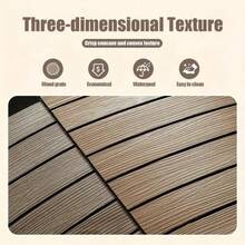 8 tấm ốp tường cách âm vân gỗ giả kích thước 15,75"x15,75", tấm cách âm rãnh 3D, thích hợp cho phòng khách, phòng ngủ, nhà bếp và văn phòng. - A - Xem 6