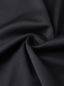 New Retro Y2K Long  Multi-Pocket Streetwear Style Black Baggy Pants, Lightweight & Comfortable Fabric, Versatile For Summer, Vacation Daily Commute - 黑色 - 查看 9
