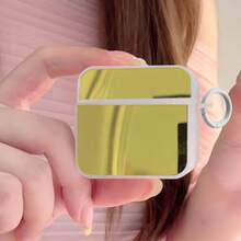 Rose Gold/Gold Mirror Finish Protective Case Suitable Compatible With Apple Charging Case, Scratch-Resistant & Anti-Drop - Gold - View 3