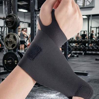 Đai hỗ trợ cổ tay thoáng khí | Ống tay nén thể thao | Hỗ trợ cầu lông & nhảy dây | Giảm đau hội chứng ống cổ tay | Đai tập thể dục unisex