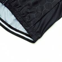 UCI BORA 1pc JUMBO Breathable Quick-Dry Men's Summer Short Sleeve Cycling Jersey - Black - View 6