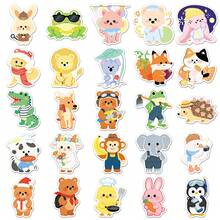 Bộ 50 sticker hình động vật nhỏ vẽ tay độc đáo, thích hợp dán lên sổ lưu niệm, nhật ký, laptop, bình nước, xe hơi, v.v. Thiết kế mang ý nghĩa tôn giáo với thông điệp tích cực, món quà tuyệt vời. - Nhiều màu - Xem 5