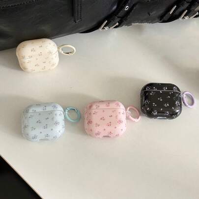 4-Color Floral + Hoop Pro 3/Pro 2/ 4/3/2 Case, Fashionable Women Earphone Case, Minimalist Case