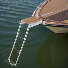 Stainless Steel Foldable Boat Ladder 300KG 661 Lbs Load Capacity For Speedboat - Default - View 1