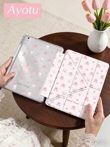 Ayotu Họa tiết hoa hồng, hình thỏ hoạt hình dễ thương, ốp lưng dạng gập hình chữ Y, tương thích với iPad Kindle Paperwhite (thế hệ thứ 12, ra mắt năm 2024), quà tặng cá nhân hóa, quà tặng ngày Valentine. - Nhiều màu - Xem 5