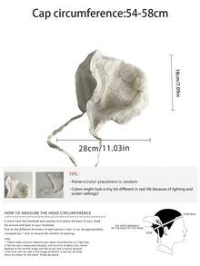 Mũ xô buộc dây hình hoa hồng 3D của Niche Design, nhẹ, thoáng khí, đa năng, mũ buộc khăn trùm đầu cho mùa hè, mũ chống nắng dễ thương, thích hợp đi biển, đi nghỉ mát. - Nhiều màu - Xem 3