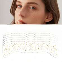 6/3 Pieces/Set - Gold Star Flashpoint Tattoo Stickers Facial Stickers Easy To Apply Natural Freckle Makeup - Multicolor - View 9
