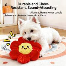 Jouet à mâcher pour chien avec son, soins dentaires, interactif, auto-divertissement, fournitures pour animaux de compagnie anti-morsure, papier froissé à coussin d'air - Multicolore - Voir 1