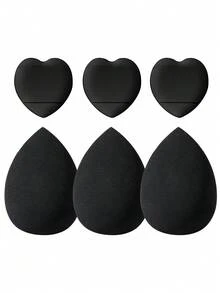 37件套化妆工具套装，包括：20支化妆刷套装+1个多功能防水拉链化妆包+1个发带+2个手碗挂绳+3个迷你气垫粉扑+3个三角粉扑+1个睫毛夹+3个化妆海绵+3个迷你化妆海绵，一应俱全，新手友好 | 方便旅行携带，送礼佳品 | 新手/女性的完美之选 - 彩色 - 查看 13