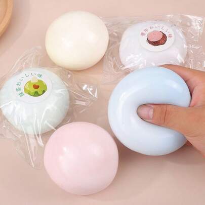1pc Soft Slow Rebound Squeeze Ball, Hand Pressure Relief Stress Ball, Portable Anxiety Relief Office Work Daily Commute Gadget