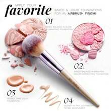 Makeup Brush Set 18 Pcs Premium Synthetic Foundation Powder Concealers Eye shadows Blush Makeup Brushes with black case - AChampán - Ver 3