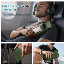 1pc Mecha Protective Phone Case With Hidden Stand And Camera Guard, Suitable For Pixel 8 A 9PRO 10 PROXL - Green - View 2