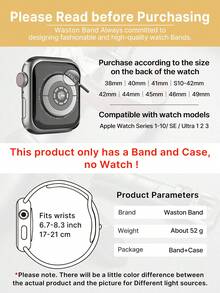 Compatibil cu curelele și compatibil cu carcasele , modele aurii de 38 mm, 40 mm, 41 mm, 42 mm, 44 mm, 45 mm, 46 mm și 49 mm; Curele de ceas aurii elegante și luxoase și protecții de ecran cu diamante aurii pentru seriile Ultra3/2/1/SE/S11/S10/S9/S8/S7/S6/S5/S4/S3/S2/S1; Accesorii de damă în formă de O cu diamante incrustate pentru petreceri și baluri mascate. - Aur - Vizualizare 10