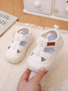 2026 Nuevas sandalias de verano para niñas pequeñas, zapatos de princesa para guardería con suela blanda y antideslizante - Beis - Ver 4