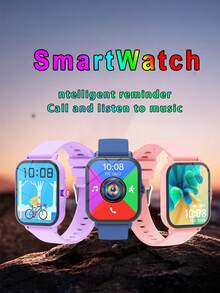 Nuevo reloj inteligente de alta definición y pantalla táctil completa, con función de llamada inalámbrica (marcación, respuesta), gran variedad de esferas de reloj, monitoreo deportivo, notificación de mensajes, recordatorio de múltiples aplicaciones, compatible con teléfonos Android e iOS, el regalo perfecto para hombres y mujeres - Multicolor - Ver 4