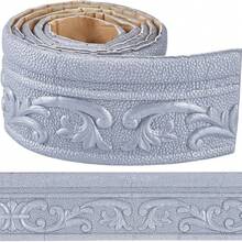 1pc Self-Adhesive Baseboard, Decorative Trim, Door Frame Edge Protector, Home Decor Enhancement, Decorative Border Trim - B - View 11
