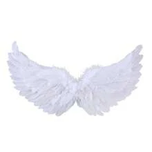 Fairy Wings, 23.6 Inch Stage Show Christmas Costume Angel Wings With For Princess Party Cosplay In White, Pink, Blue, Purple - Pure White - View 1