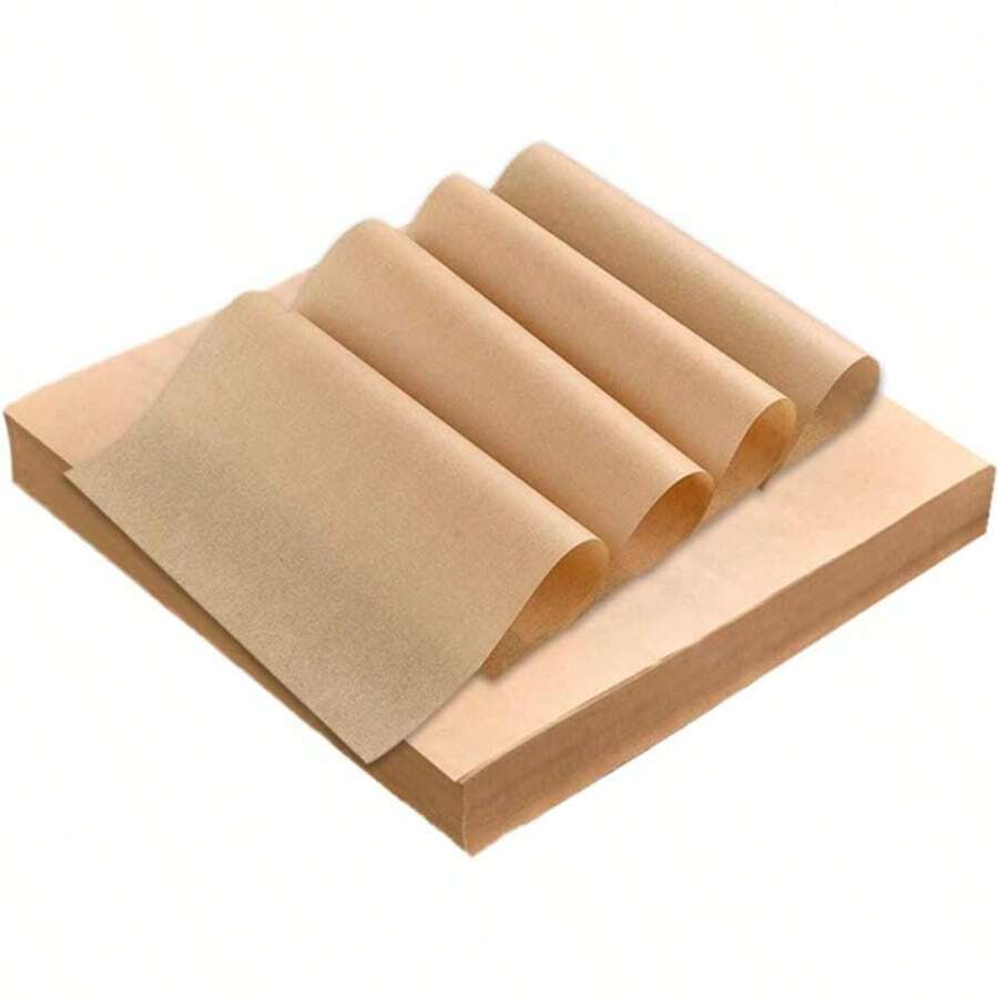 50/100张吸油纸，适用于烘焙、煎炸食品，防油包装纸，不粘食用油吸收蜡纸，适用于厨房、餐厅、户外烧烤