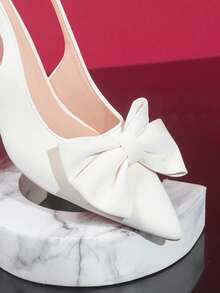 Giày sandal đế thấp kiểu vintage mới, phù hợp cho đi làm, các dịp giao lưu nhẹ nhàng và phong cách đường phố, sandal bít mũi thời trang dành cho nữ. - trắng - Xem 7
