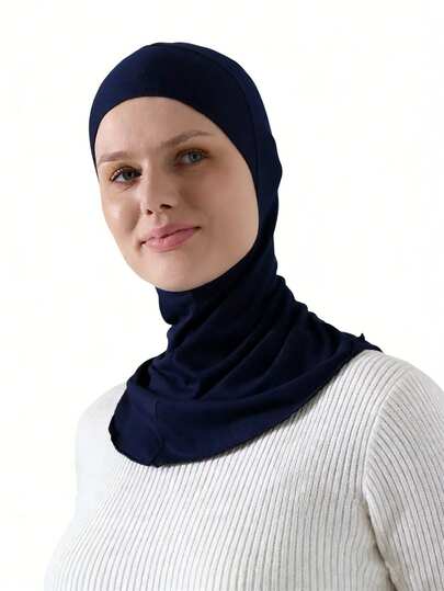 New Turban Cap Under Scarf Hijab Cap Ramadan Hat Thin Breathable Elastic Pullover Caps Elegant Style Muslim Head Wrap Gifts For Eid