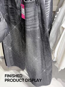 12Pcs Rhinestone Iron-On Sheets, Glitter Crystal Transfer Patches For Clothing Jeans Jackets DIY Crafts - Gorgeous - View 9