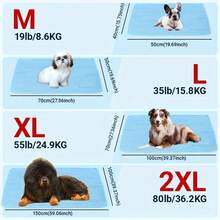 Pet Cooling Mat & Bed - Moisture-Wicking Surface Design - Keeps Your Beloved Pets Cool And Comfortable All Day - Suitable For Small, Medium And Large Cats And Dogs - 40*50cm - View 10
