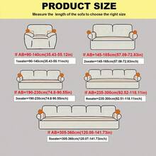 1 bộ bọc ghế sofa họa tiết hoa sen tối giản, thanh lịch, chống bụi, chống trầy xước, có thể tái sử dụng, giặt máy/giặt tay, phù hợp cho mọi mùa. - Xám - Xem 2