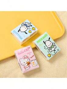 SANRIO 9pcs/Pack Themed Printed Disposable Soft & Comfortable Paper Tissues - Multicolor - View 6