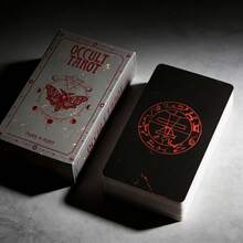 Occult Tarot Deck | 78 Occult-Themed Tarot Cards With Gothic & Esoteric Artwork | Divination Tool For Dark Spirituality, Witchcraft & Occult Practices - Grey - View 5