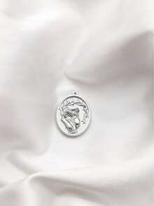 1pc Bohemian Style Multi-Element Necklace Pendant, Suitable For Different Occasions And Daily Wear - Silver - View 10