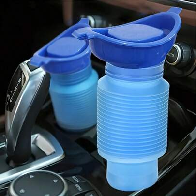 1 chiếc bồn tiểu khẩn cấp gấp gọn di động 750ml - Thiết kế nhỏ gọn và nhẹ, thích hợp cho cắm trại, du lịch, hòa nhạc và lễ hội - Chất liệu nhựa bền, dùng được cho cả nam và nữ.