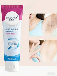1瓶60克脱毛膏，用于腋下、手部、腿部脱毛，男女适用 - 彩色 - 查看 4