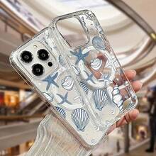 Summer Sea Shells Magnetic Phone Case For 11 13 12 Pro Max 15 14 16 17 XR X XS XSMAX 7 8 Plus Cover - 藍色 - 查看 7