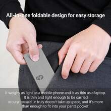 HP ZJ20 筆記型支架 電腦支架 散熱器 筆記型散熱器 鋁合金 便攜式直立式增高架 - 查看 5