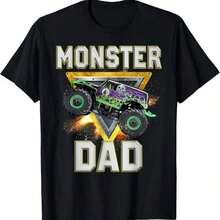 Monster Truck Dad Monster Truck Are My Jam Truck Lovers T Shirt - 彩色 - 查看 1